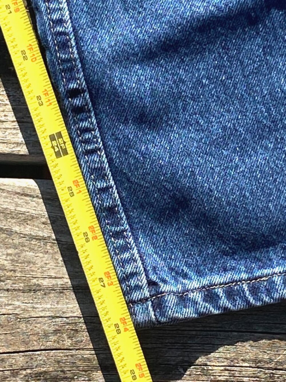 Wrangler Jeans Men's 5 pocket Regular Fit Premium Denim Blue Size 31 x 30 Cotton - Picture 6 of 8